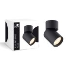D'Lite Ceiling Spot Clio Black Tiltable| Suitable for 1x GU10